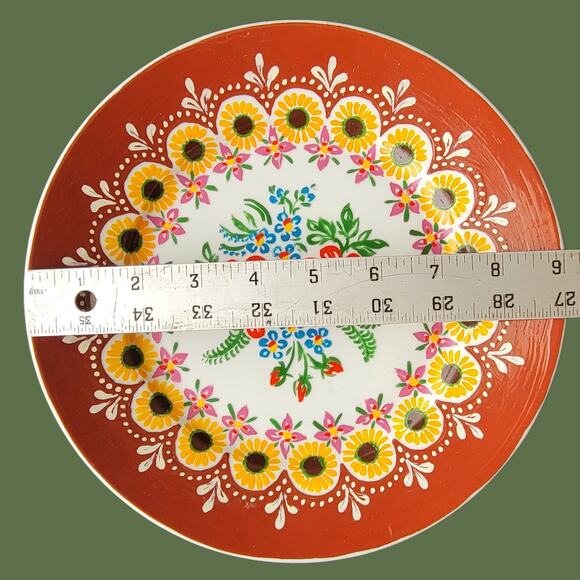 Vintage 1950s Hand-Painted TK Thun Plate from Czechoslovakia - Picture 5 of 5